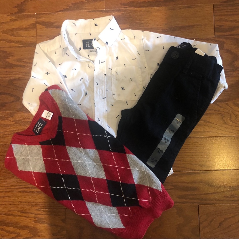 Children’s place, boys toddler 3 piece set